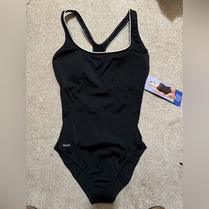Speedo Women's Black One Piece Swimsuit
